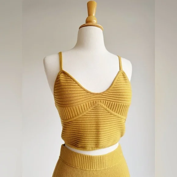 Aerie Take Charge Ribbed Skirt & Corset Set | Small - Picture 3 of 6